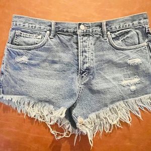 NEW FREE PEOPLE Loving good vibration cut off shorts